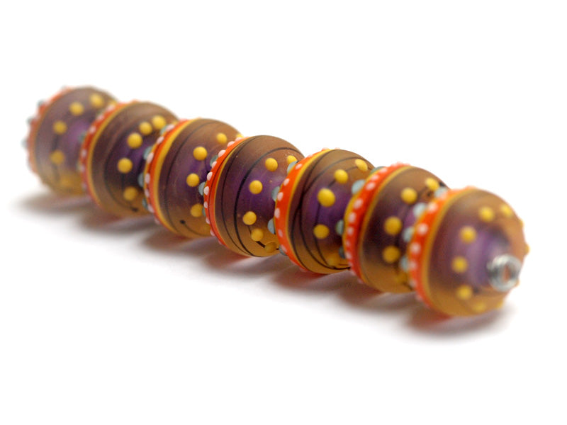 11008801 - Seven Barcelona Matte Rondelle Beads