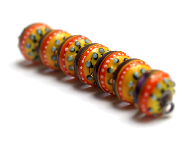 11008901 - Seven Barcelona Gloss Rondelle Beads
