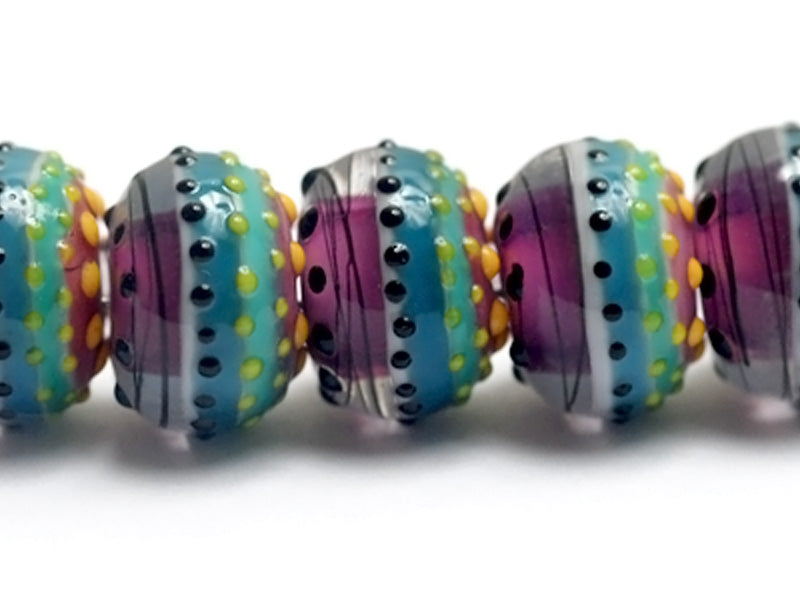 11009001 - Seven Rio de Janeiro Gloss Rondelle Beads