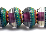 11009021 - Six Rio de Janeiro Gloss Rondelle Beads
