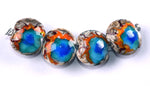 Yellowstone Midway Geyser Basin  grace lampwork beads artisan handmade glass beads SRA