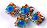 Yellowstone Midway Geyser Basin grace lampwork beads artisan handmade glass beads SRA