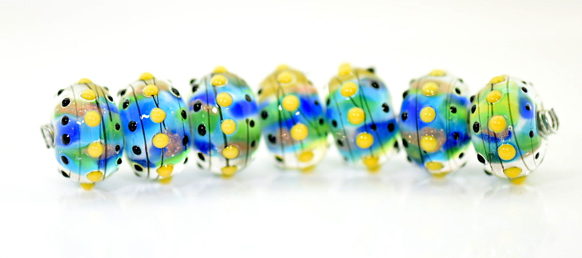 11009501 - Seven Dawn in the Woods Rondelle Beads