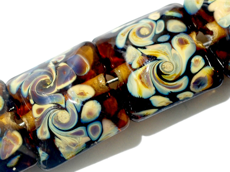 grace lampwork beads artisan handmade glass beads SRA