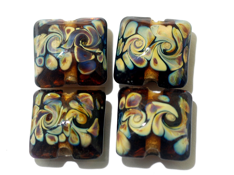 grace lampwork beads artisan handmade glass beads SRA