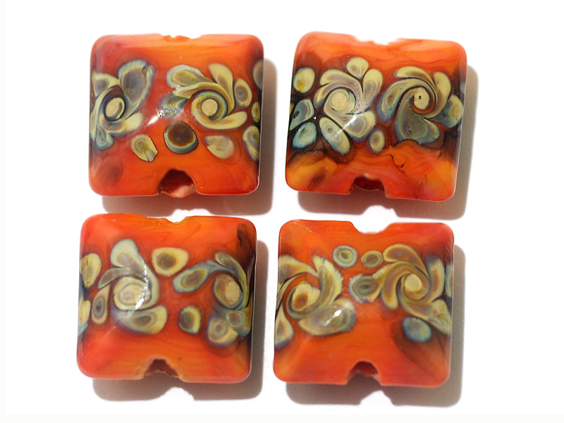 grace lampwork beads artisan handmade glass beads SRA