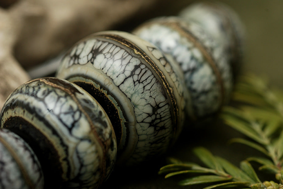 grace lampwork beads artisan handmade glass beads SRA