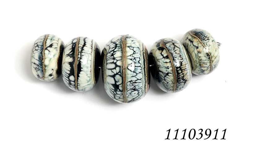 grace lampwork beads artisan handmade glass beads SRA