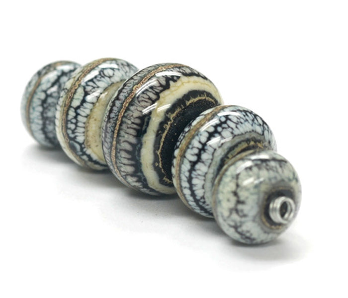grace lampwork beads artisan handmade glass beads SRA