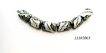 11105003 - Six Black/Ivory & Beige Dots Mini Kalera Beads