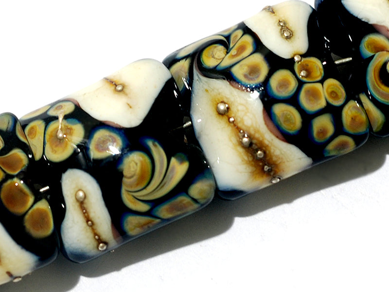 grace lampwork beads artisan handmade glass beads SRA