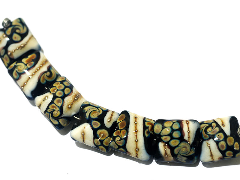 grace lampwork beads artisan handmade glass beads SRA