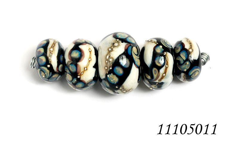 grace lampwork beads artisan handmade glass beads SRA