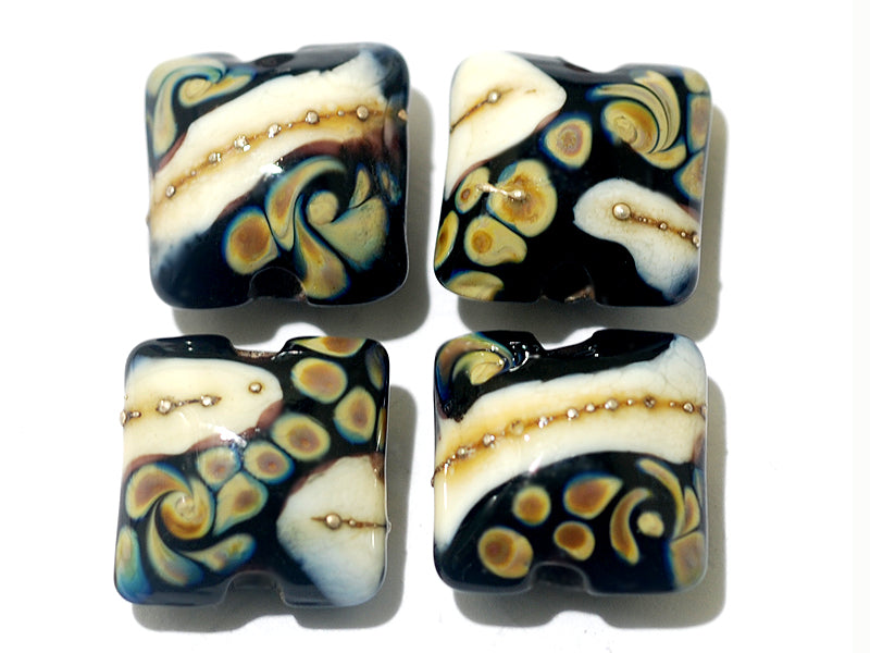 grace lampwork beads artisan handmade glass beads SRA