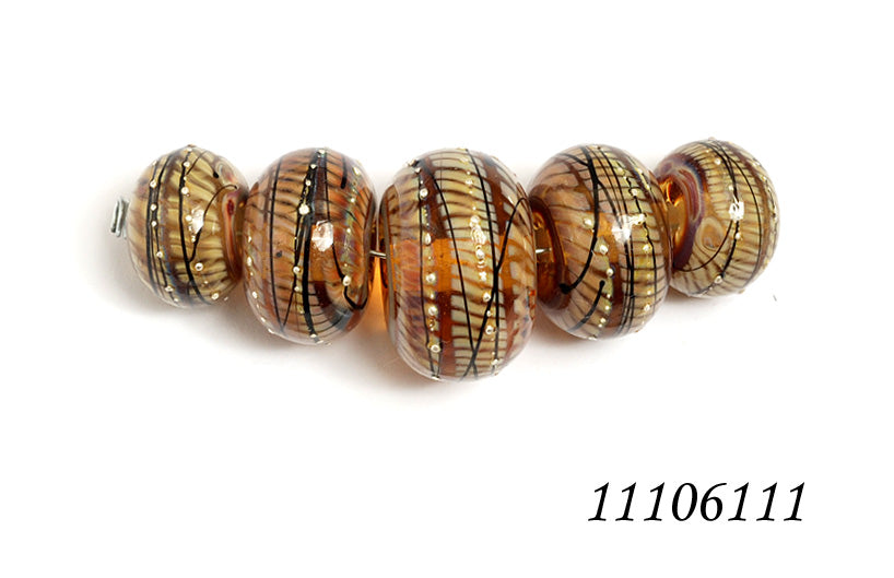 grace lampwork beads artisan handmade glass beads SRA