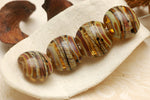 grace lampwork beads artisan handmade glass beads SRA