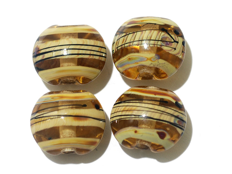 grace lampwork beads artisan handmade glass beads SRA