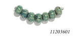 11203601 - Seven Green w/Stringer Rondelle Beads