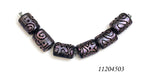 11204503 - Six Light Purple Pearl Surface Mini Kalera Beads