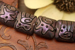 11204504 - Seven Light Purple Pearl Surface Pillow Beads