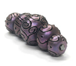 11204511 - Five Grad Light Purple Pearl Surface Rondelle Beads