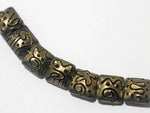 11204804 - Seven Golden Pearl Surface w/Black Pillow Beads