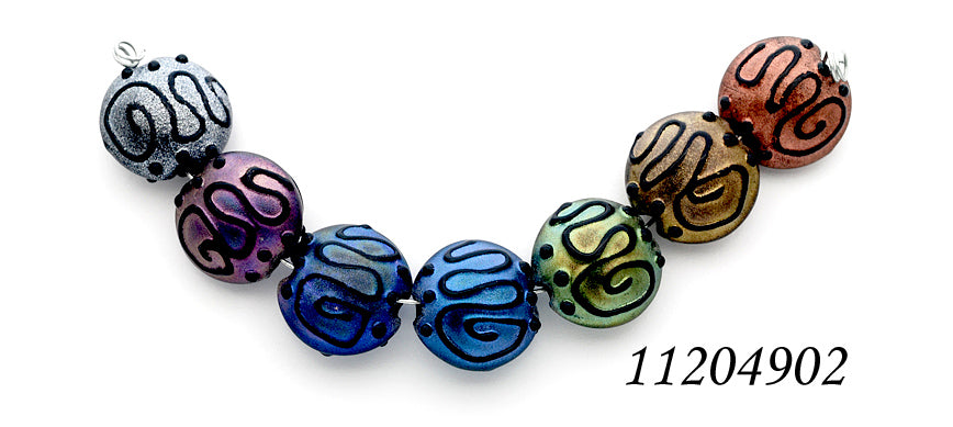 grace lampwork beads artisan handmade glass beads SRA