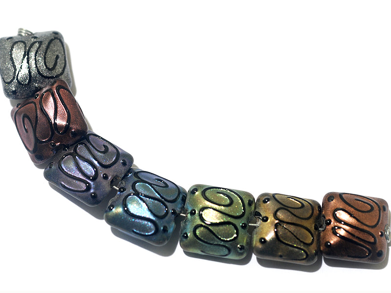 11204904 - Seven Different Color Pearl Surface Pillow Beads