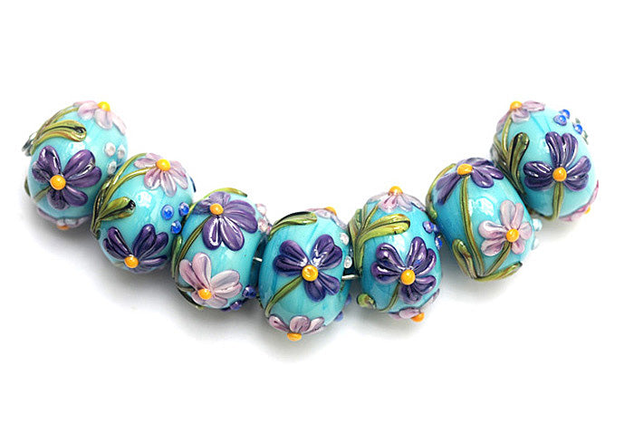 11605801 - Seven Kiley's Bouquet Rondelle Beads