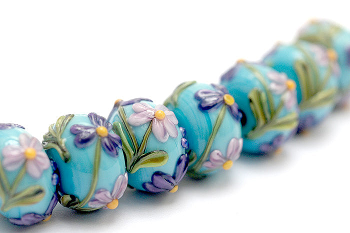 11605801 - Seven Kiley's Bouquet Rondelle Beads