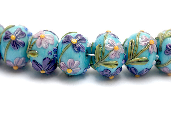 11605801 - Seven Kiley's Bouquet Rondelle Beads