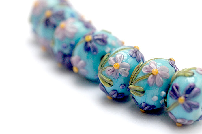 11605801 - Seven Kiley's Bouquet Rondelle Beads