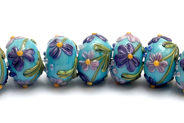 11605801 - Seven Kiley's Bouquet Rondelle Beads