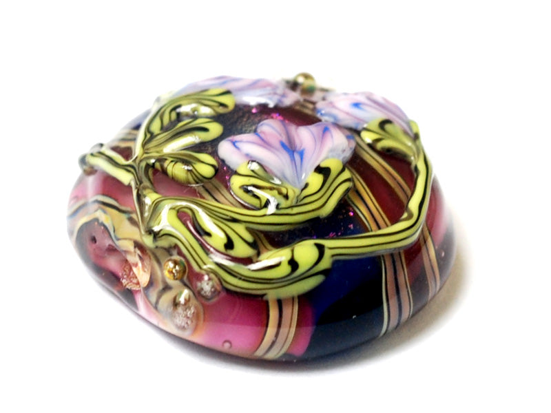 grace lampwork beads artisan handmade glass beads SRA