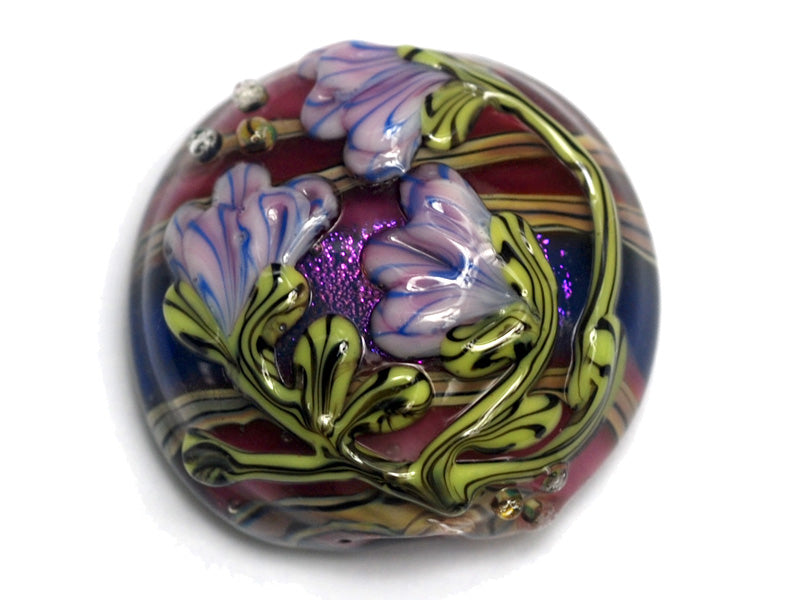 grace lampwork beads artisan handmade glass beads SRA