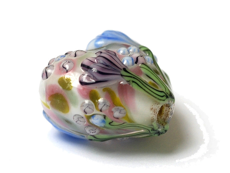 11805105 - Light Pink w/Blue Floral Heart