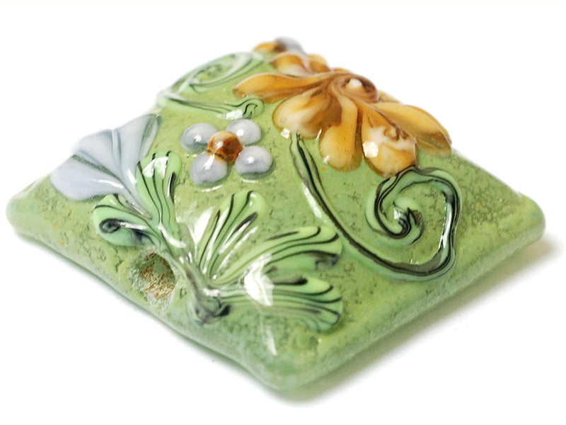 grace lampwork beads artisan handmade glass beads SRA