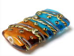 grace lampwork beads artisan handmade glass beads SRA