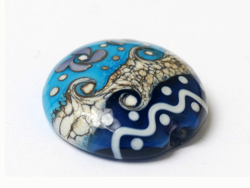grace lampwork beads artisan handmade glass beads SRA