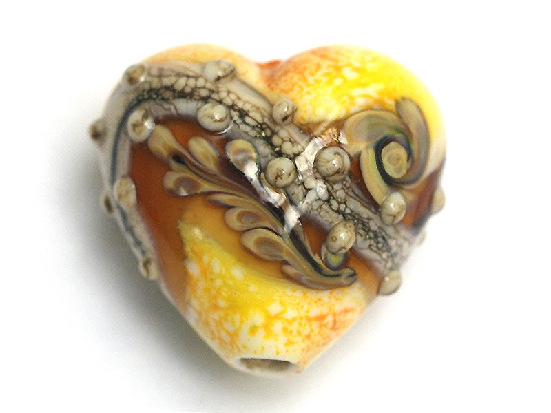 11808805 - Ivory and Brown Heart