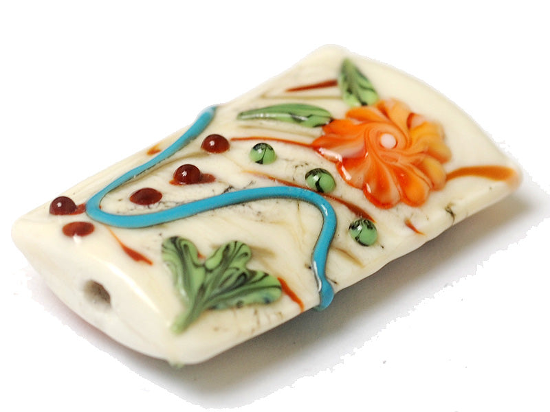 grace lampwork beads artisan handmade glass beads SRA