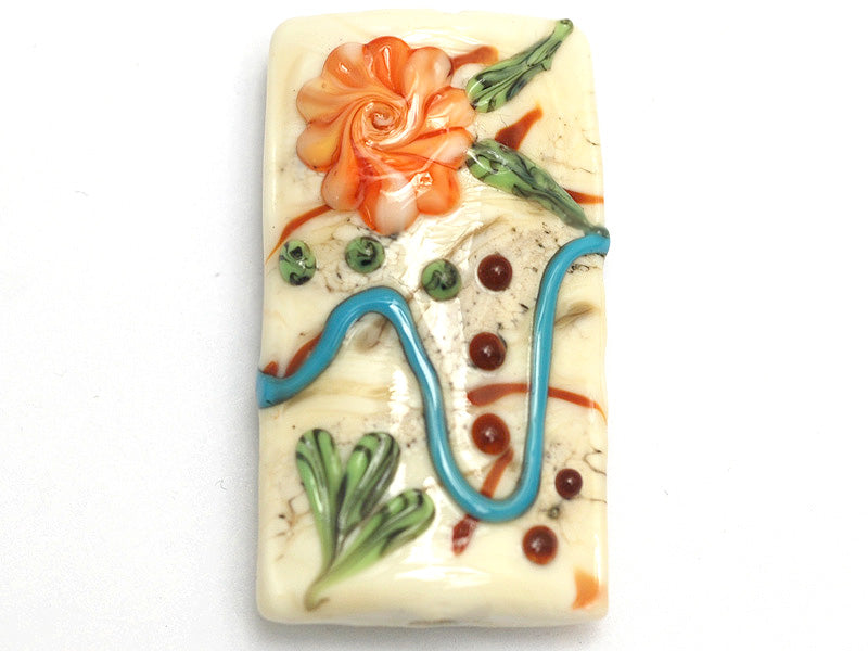 grace lampwork beads artisan handmade glass beads SRA
