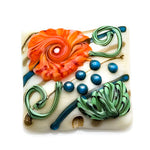 11809204 - Turquoise w/Brown Pillow Focal Bead