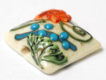 11809204 - Turquoise Autumn Pillow Focal Bead
