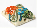 11809204 - Turquoise Autumn Pillow Focal Bead