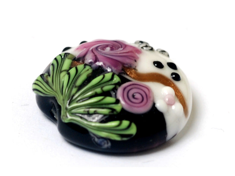 11809302 - Aunt Evelyn's Garden Lentil Focal Bead