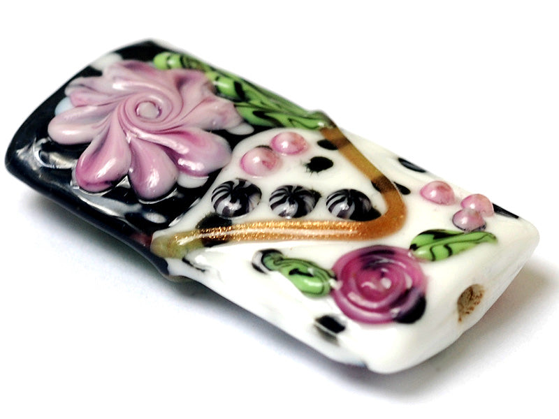 grace lampwork beads artisan handmade glass beads SRA