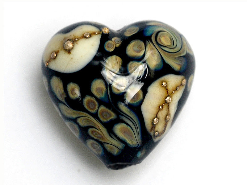 11809505 - Black/Ivory & Beige Heart