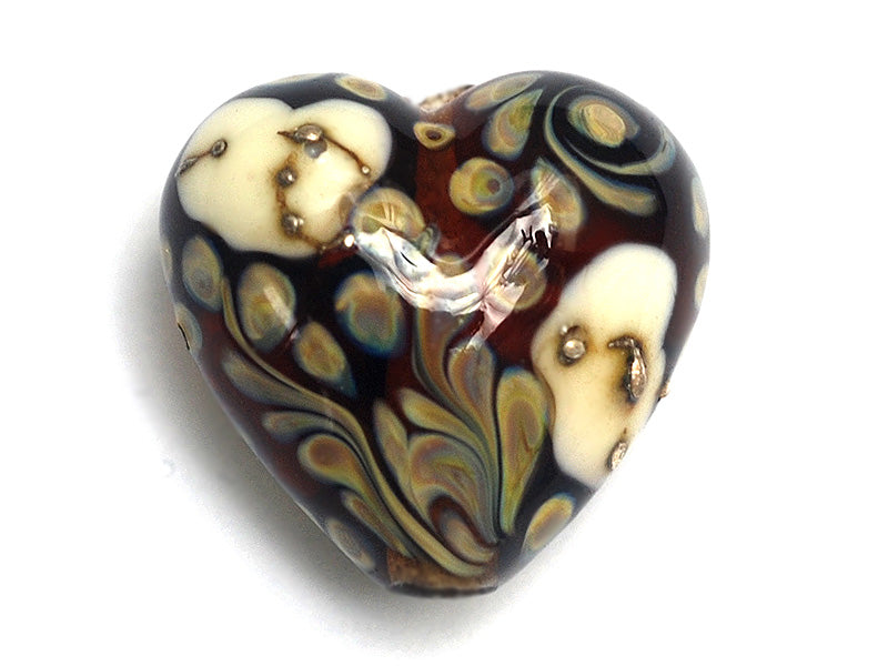 11809705 - Dark Brown/Ivory Heart