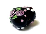 11809905 - Black w/Pink Flower Heart